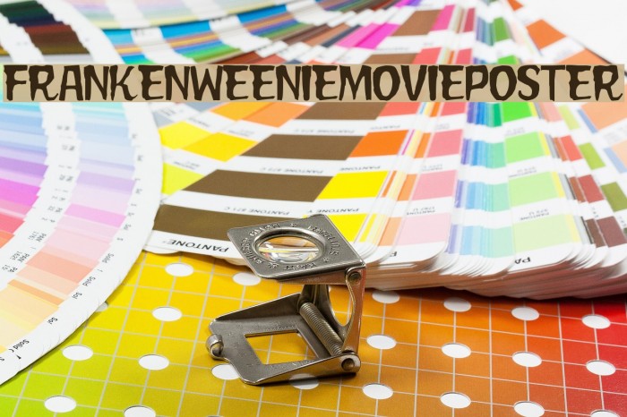 FrankenweenieMoviePoster Font examples