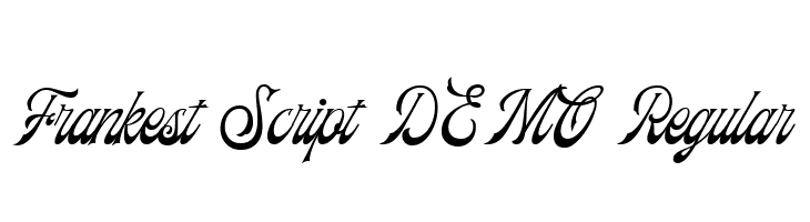 Frankest Script DEMO Regular  フリーフォントのダウンロード