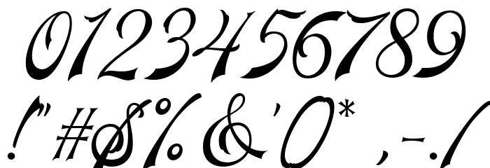 Frankest Script DEMO Regular Font OTHER CHARS