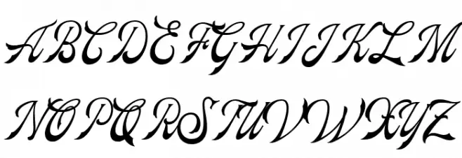 Frankest Script DEMO Regular Fonte MAIÚSCULAS
