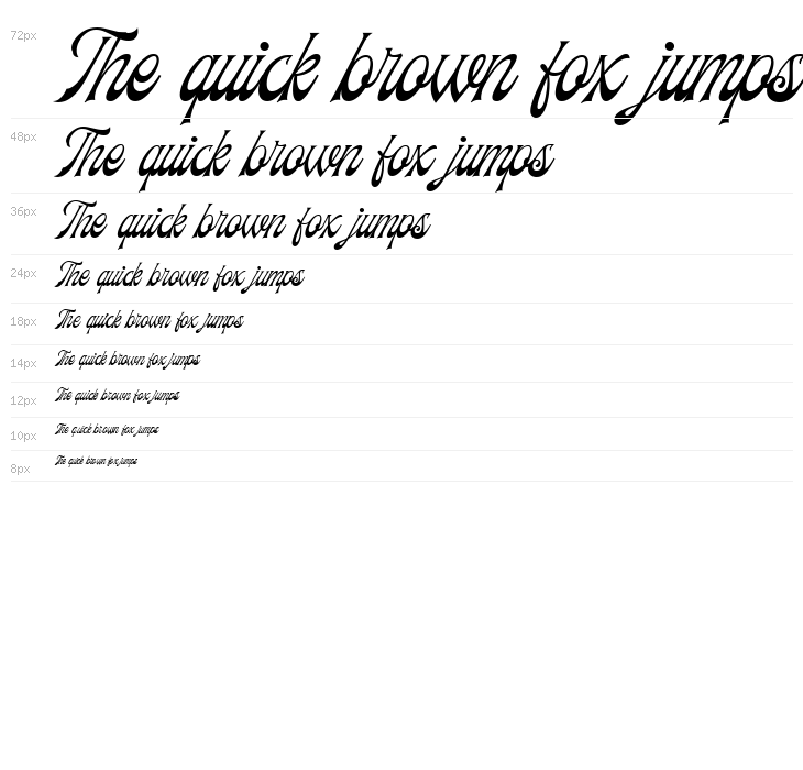 Frankest Script DEMO Regular Waterfall