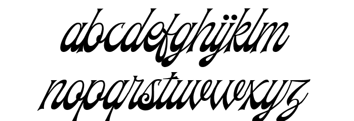 Frankest Script DEMO Regular Font LOWERCASE