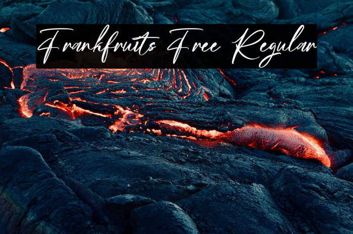 Frankfruits Free Regular Caratteri examples