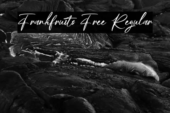 Frankfruits Free Regular Font examples