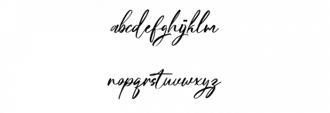 Frankfruits Free Regular Font LOWERCASE