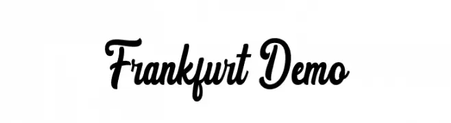 Frankfurt Demo  Fuentes Gratis Descargar