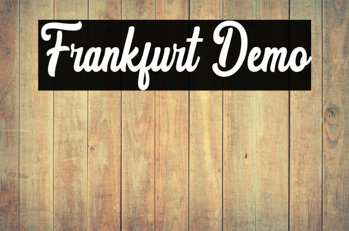 Frankfurt Demo Example 2