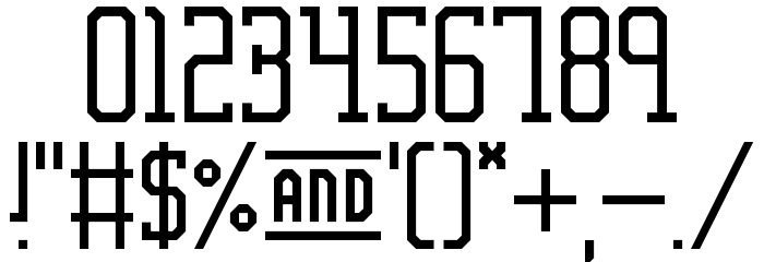 Frankfurt Messe Serif Font OTHER CHARS