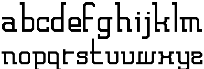 Frankfurt Messe Serif Font LOWERCASE