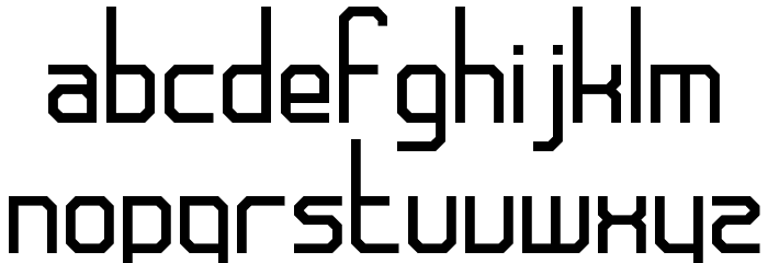 Frankfurt Messe Wide Font LOWERCASE