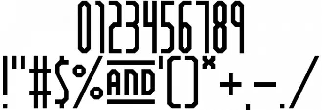 Frankfurt Messe Font OTHER CHARS