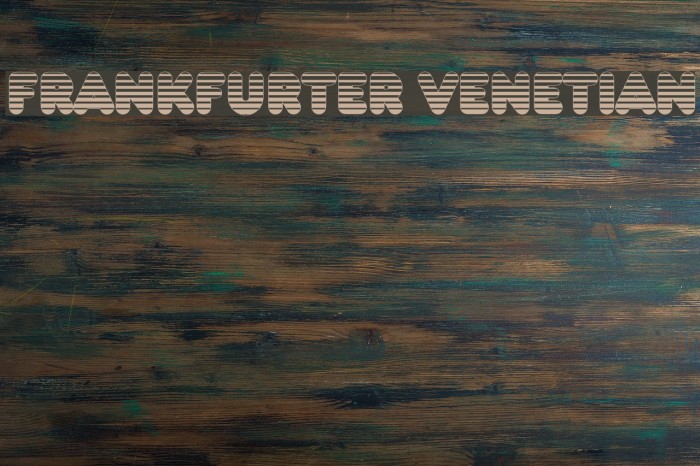 Frankfurter Venetian Font examples