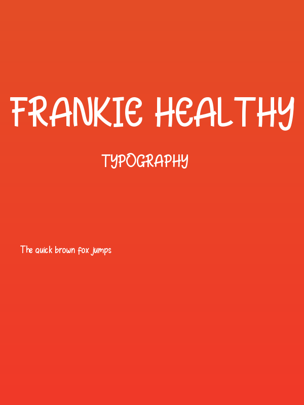 Frankie Healthy Poster
