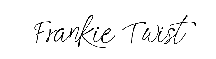 Frankie Twist  フリーフォントのダウンロード
