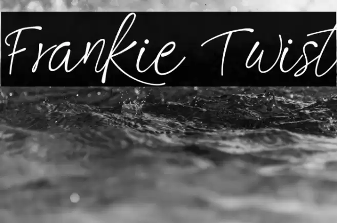 Frankie Twist Font examples