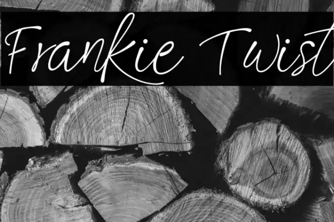 Frankie Twist Font examples