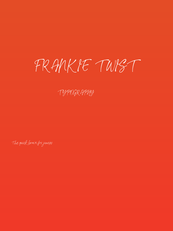 Frankie Twist Poster