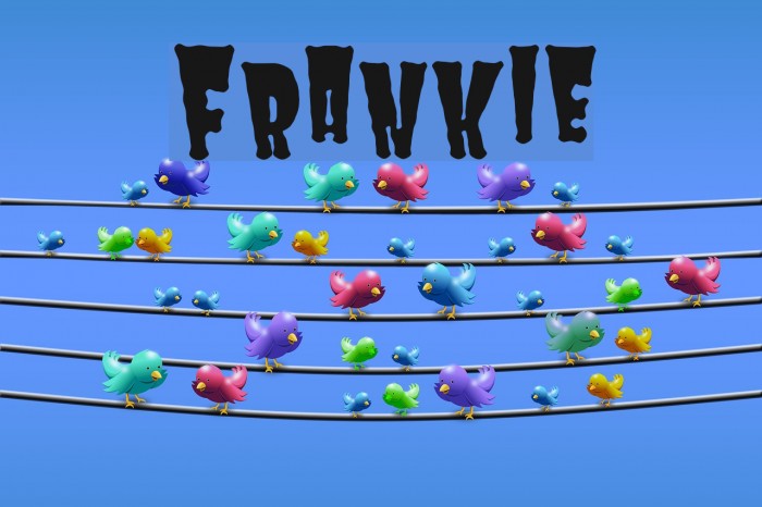 Frankie Шрифта examples
