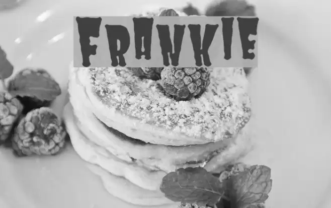 Frankie Шрифта examples