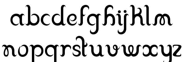 Franklin Cascaes Font LOWERCASE