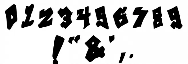 Franklin E Regular Font OTHER CHARS