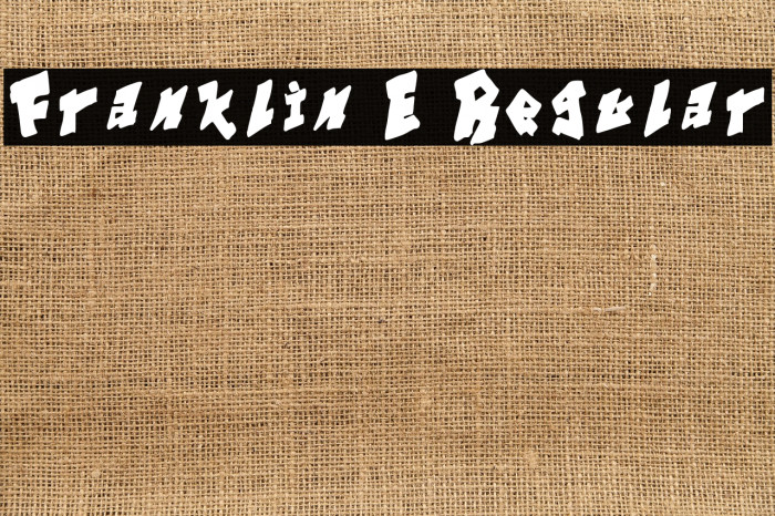 Franklin E Regular Example 2