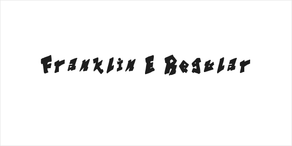 Franklin E Regular Logo