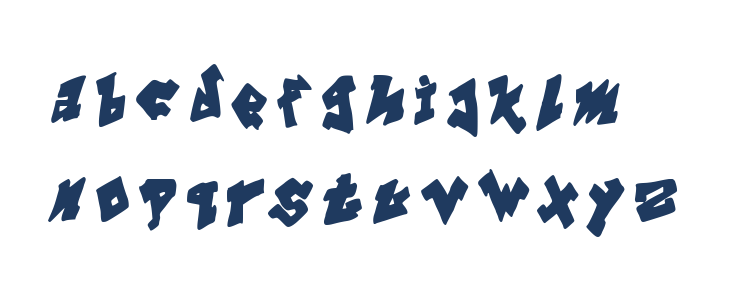 Franklin E Regular Lowercase