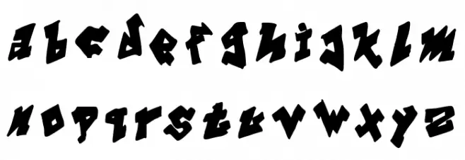 Franklin E Regular خط أحرف صغيرة