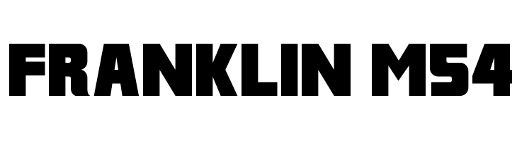 Franklin M54 Font