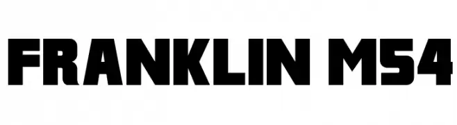 Franklin M54  免费字体下载