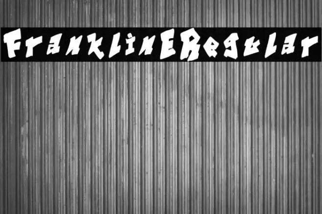 FranklinE-Regular Font examples