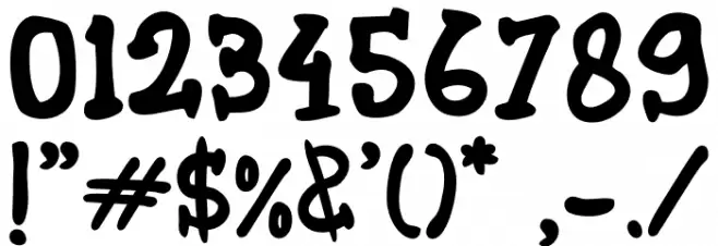 Frankly Font Alte caractere