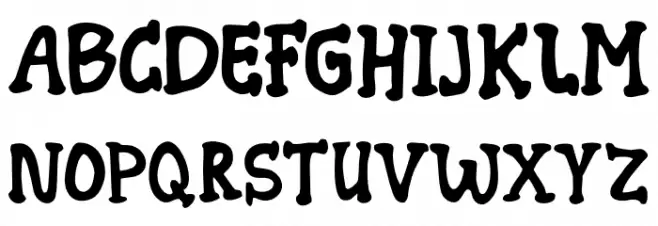 Frankly Schriftart Groß