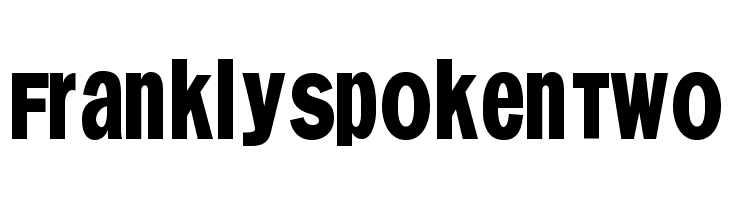FranklySpokenTwo Font