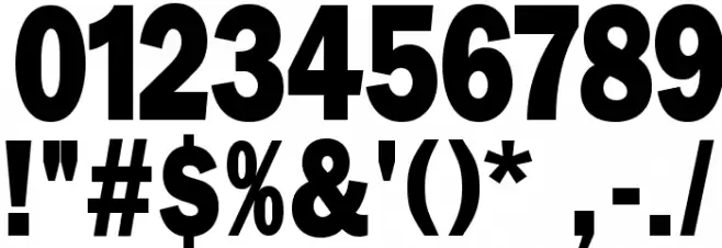 FranklySpokenTwo Font OTHER CHARS