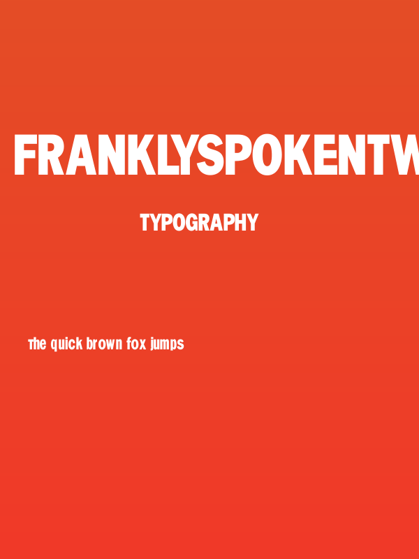 FranklySpokenTwo Poster