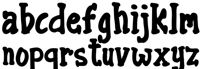 Frankly Font LOWERCASE