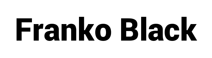 Franko Black  Descarca Fonturi Gratis