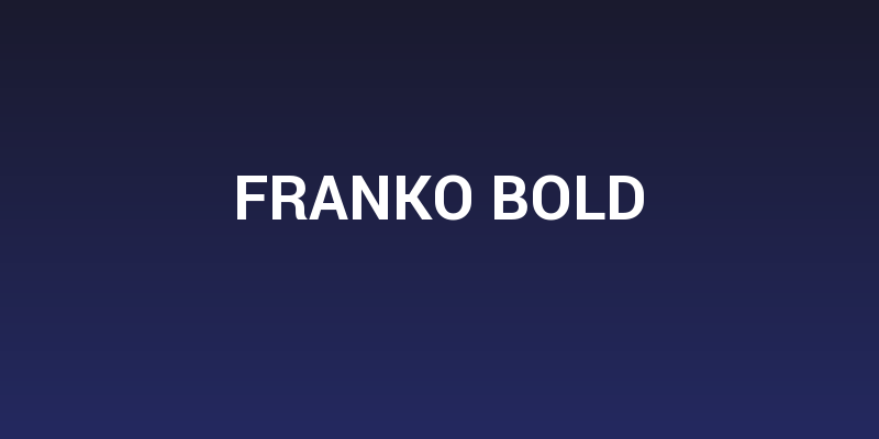 Franko Bold Social Header