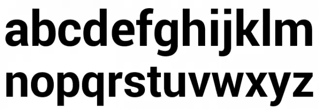 Franko Bold خط أحرف صغيرة