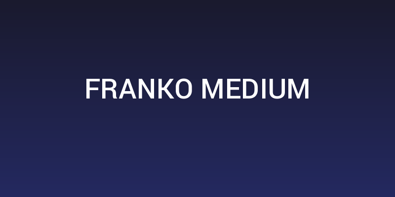 Franko Medium Social Header