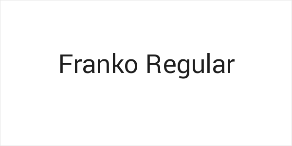 Franko Regular Logo