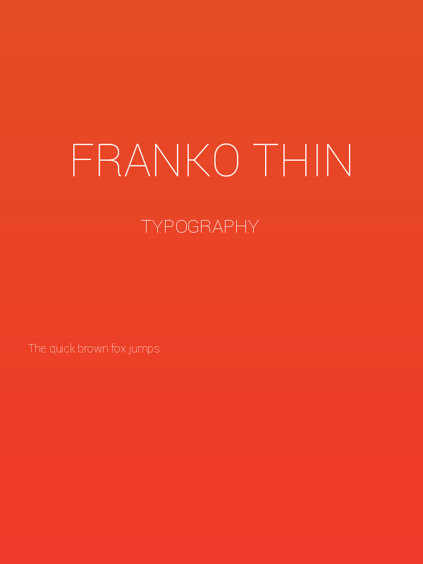 Franko Thin Poster