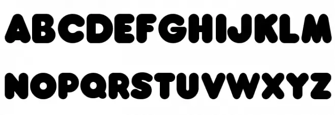 Franks Regular Font Litere mari