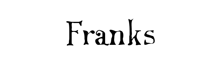 Franks  baixar fontes gratis