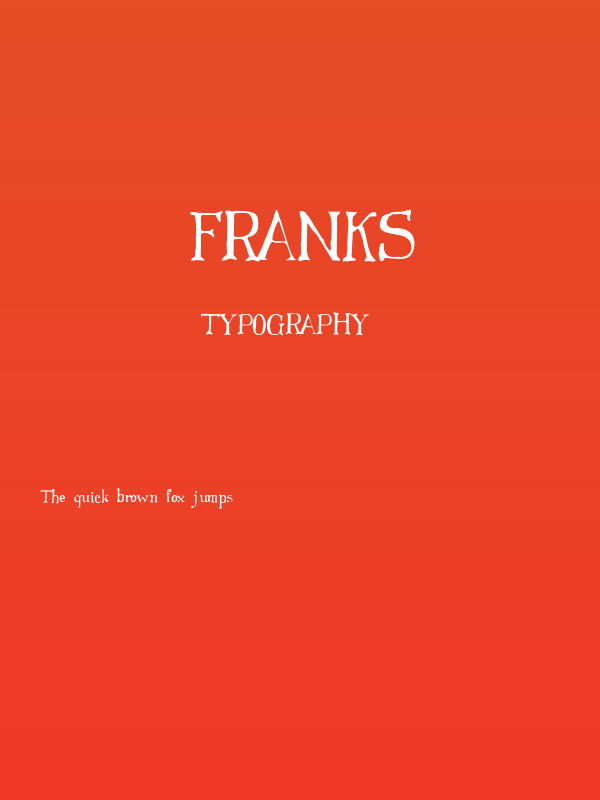 Franks Poster