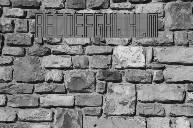 Frankstern Outline Font examples