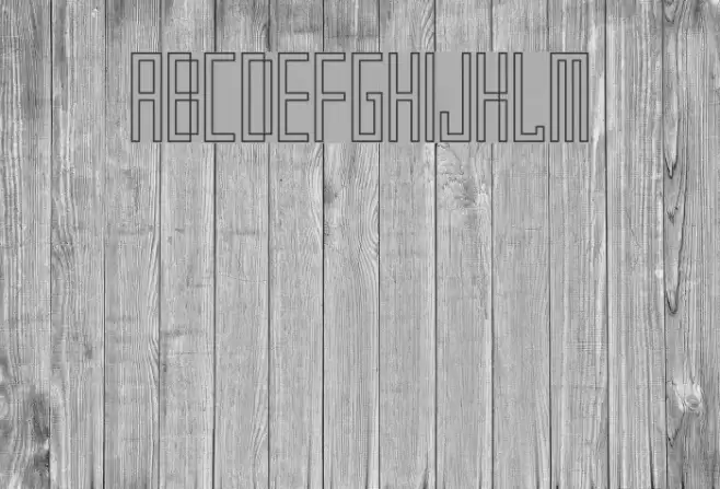 Frankstern Outline Font examples