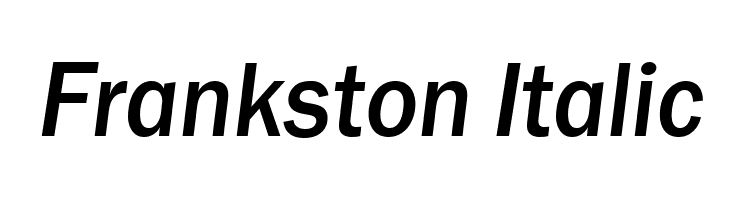 Frankston Italic Font